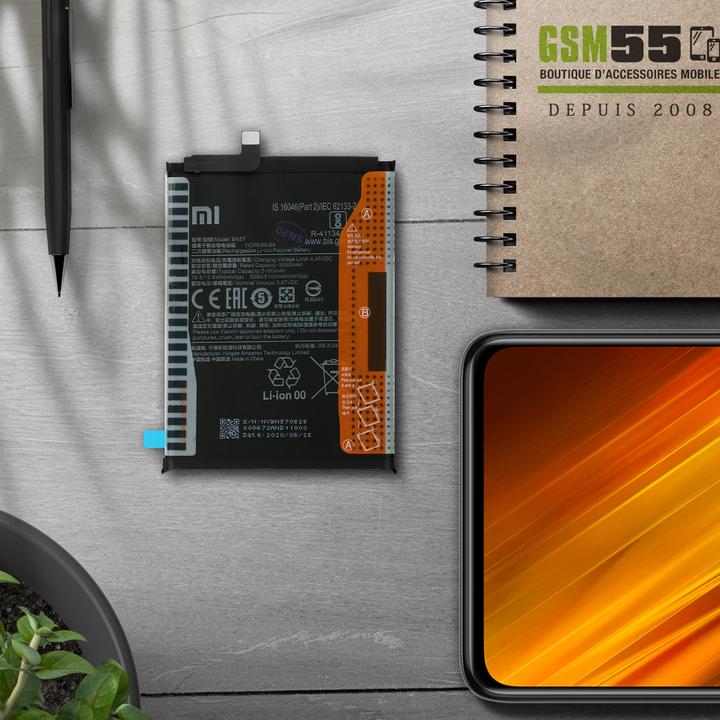 Actual product image Xiaomi BN57 5160 mAh battery