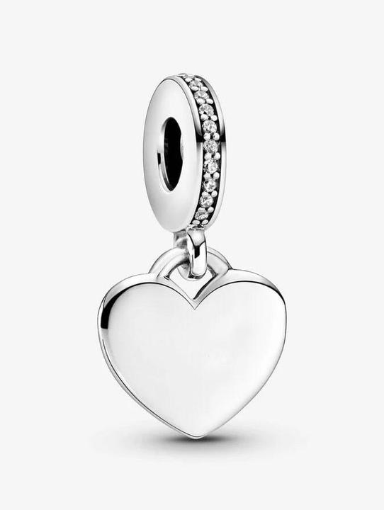 Pandora Engravable heart (Sterling silver)