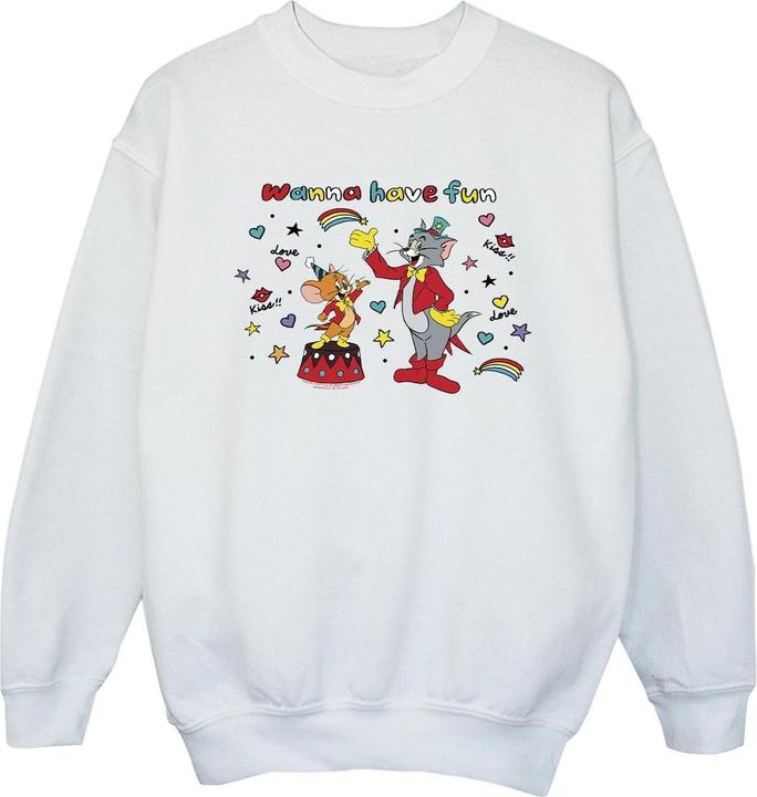 Tom & Jerry Wanna Have Fun Sweatshirt Mädchen