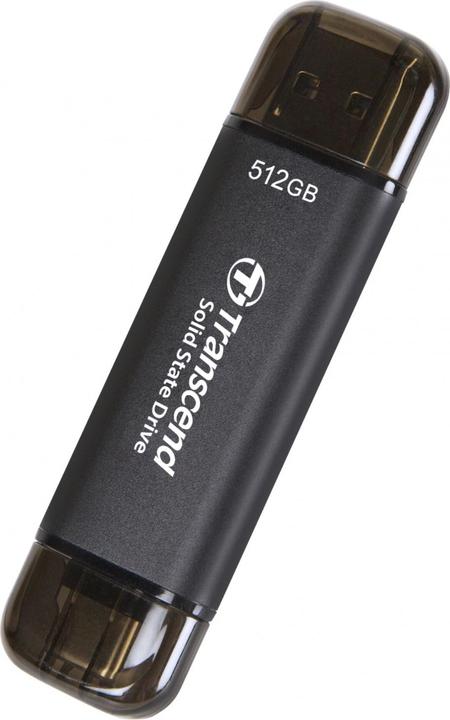 Actual product image Transcend ESD310C (512 GB, USB-A, USB-C)