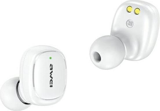 Produktbild Awei słuchawki Bluetooth 5.1 T13 Pro TWS + stacja dokująca biały/white (9 h, Kabellos)