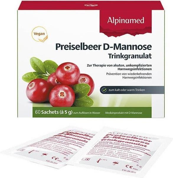 Produktbild Alpinamed D-Mannose Trinkgranulat (60 Stück, Granulat, 5 g)