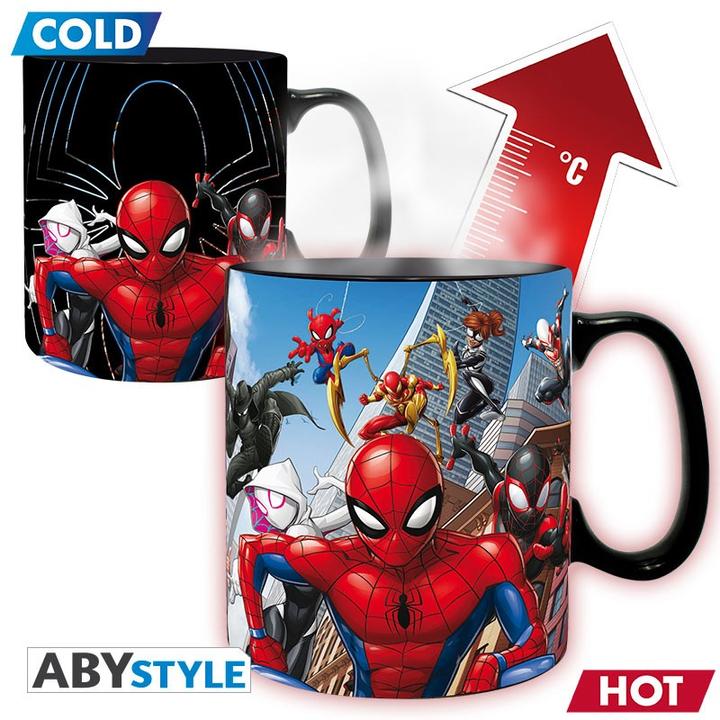 ABYstyle Tazza Marvel Heat Change : Spider-Man Multiverse (ax2) (460 ml, 1 x)
