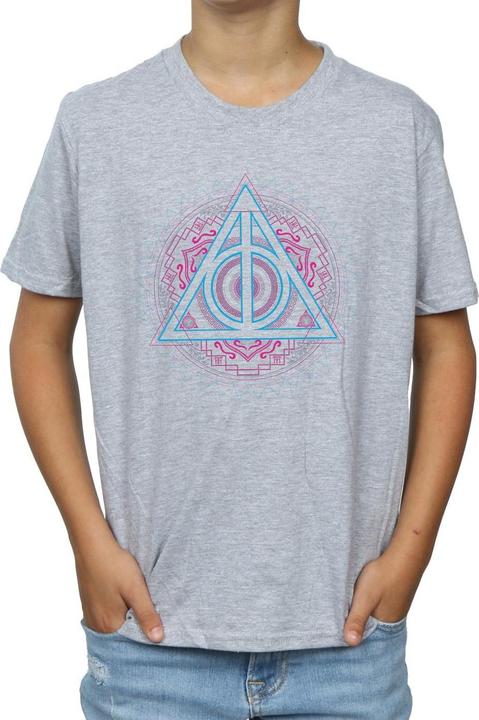 Immagine prodotto Neon Deathly Hallows Maglietta Ragazzi (140, 146)