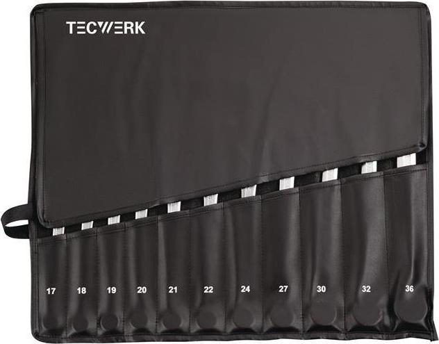 Produktbild Tecwerk Ringmaulschlüsselsatz 22-teilig Schlüsselweite 6-36 mm Form A CV-Stahl in Rolltasche (32 mm, 19 mm, 6 mm, 12 mm, 24 mm, 14 mm, 22 mm, 33 mm, 16 mm, 23 mm, 34 mm, 10  mm, 21 mm, 18 mm, 27 mm, 7 mm, 31 mm, 17 mm, 11 mm, 35 mm, 15 mm, 26 mm, 30 mm, 8 mm, 28 mm, 9 mm, 29 mm, 13 mm, 20 mm, 25 mm, 36 mm)