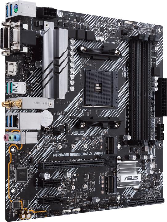 Produktbild ASUS PRIME B550M-A WIFI II (AM4, AMD B550, mATX)