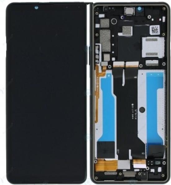 Sony LCD + Touch + Frame für XQ-BT52 Xperia 10 III - black