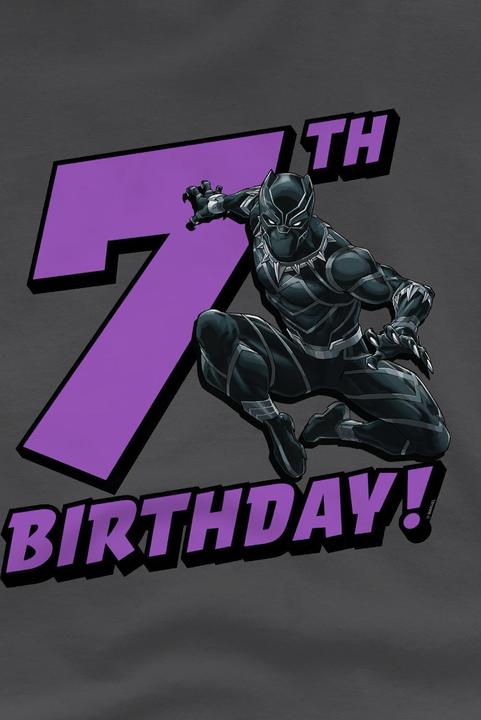 Produktbild Black TShirt 7. Geburtstag (116)