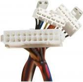 Image du produit Exertis Connect Câble adaptateur d'alimentation AT vers ATX 20 broches, 0,2 m Pour connecter une carte mère AT à