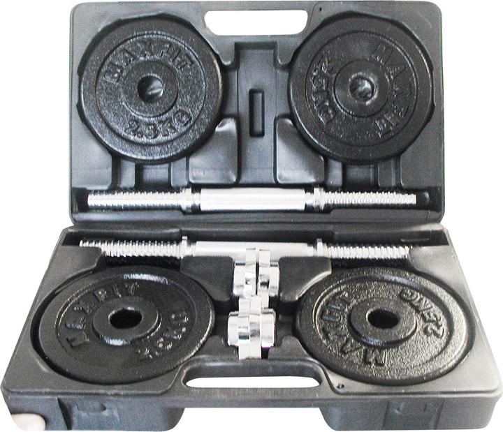 Actual product image Sko Cast iron weight dumbbells set with case TOORX 1.5-20 kg (4 x 2 kg)