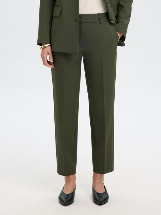 Actual product image Selected Femme Slfrita-Ria Mw Crop Pant Mel Noos (42)