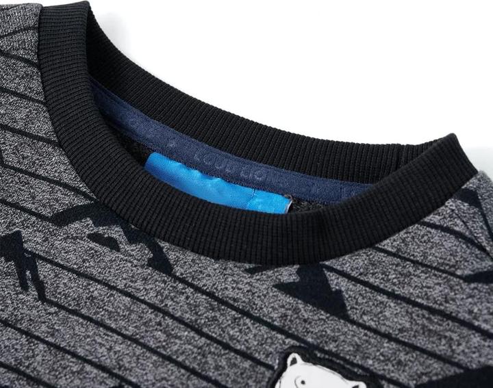Immagine prodotto VidaXL Felpa da bambino blu navy melange 116,Materiale: 50 (116)