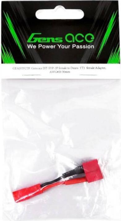 Produktbild Gens Ace JST-SYP-2P female to Deans?T?female Adapter, AWG20 30mm
