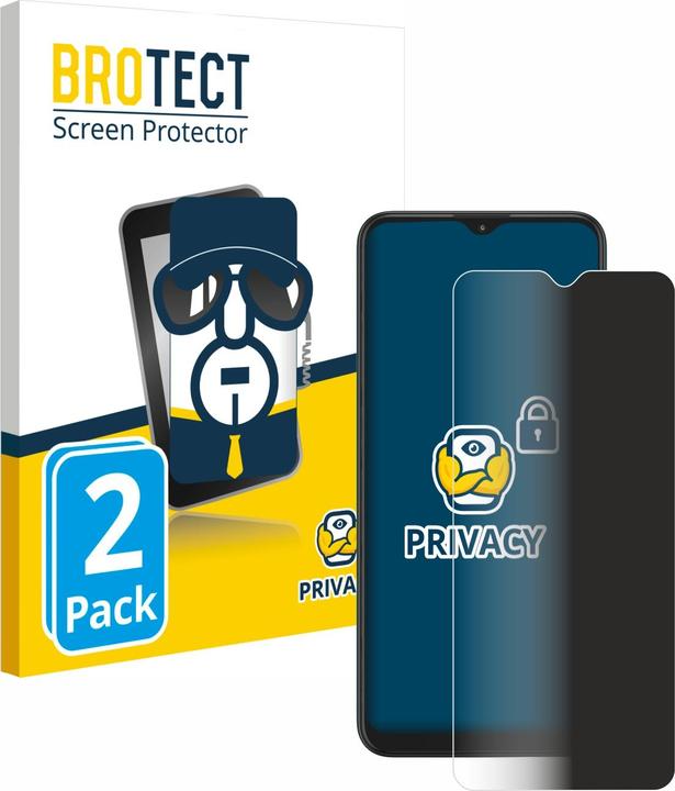Immagine prodotto BROTECT Pellicola privacy antispia Pellicola di protezione dalla luce blu (2 Pezzo/i, Motorola Moto G9 Play)