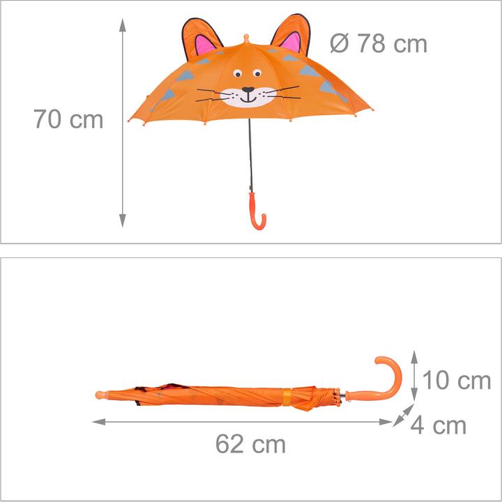 Image du produit Relaxdays Parapluie pour enfants