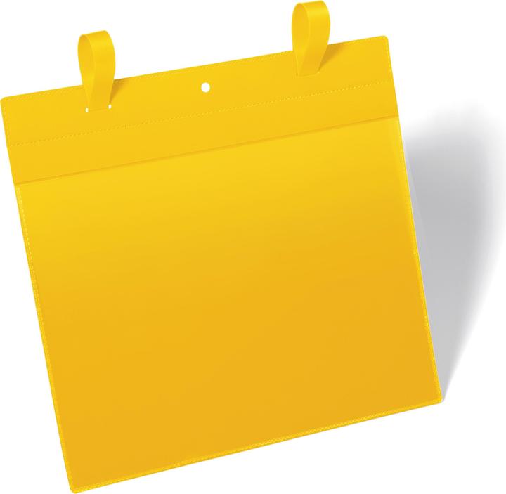 Image du produit Durable Pochettes signalétiques avec système d'attache (A4, De part et d'autre)