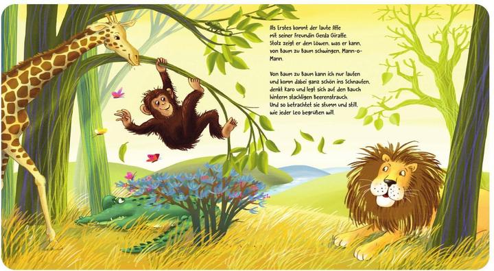 Image du produit Lückel:Le lion Leo dit bonjour et tout le monde Tie (Allemand)