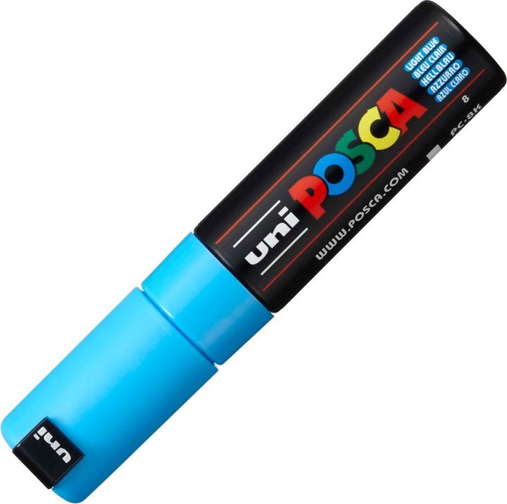 Produktbild Posca Marker PC-8K Keilspitze (Blau, 8 mm, 1 x)