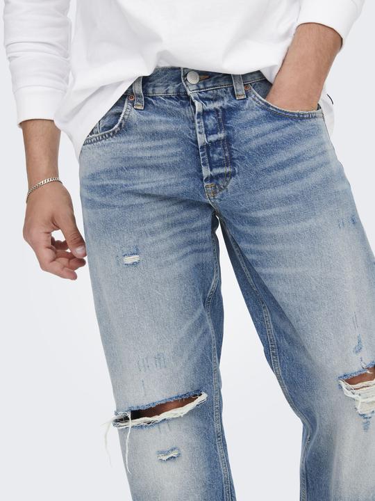 Produktbild Only & Sons ONSEDGE HELLBLAUE Loose Fit Jeans (W30/L34)