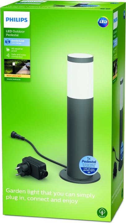 Produktbild Philips Outdoor Niedervolt Utrecht Sockel (600 lm, IP44)