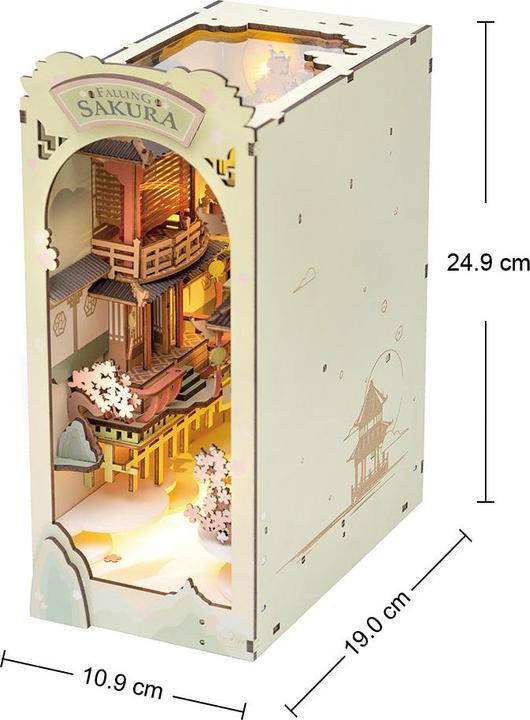 Immagine prodotto Robotime Casa minuscola - Kit casa libreria in legno : Falling Sakura