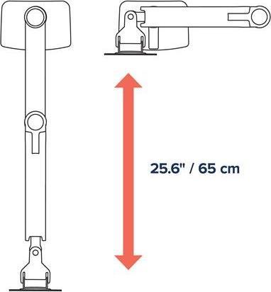 Produktbild Ergotron LX Monitor Arm mit patentierter CF-Technologie (Tisch, 24")