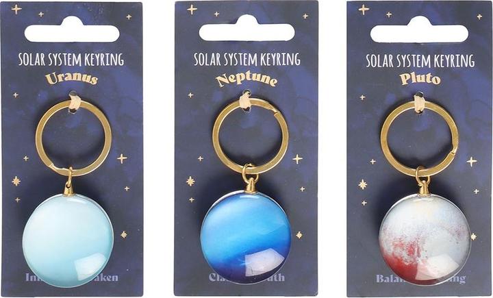 Actual product image Something Different Solar System Keyring Set (Pack of 9)