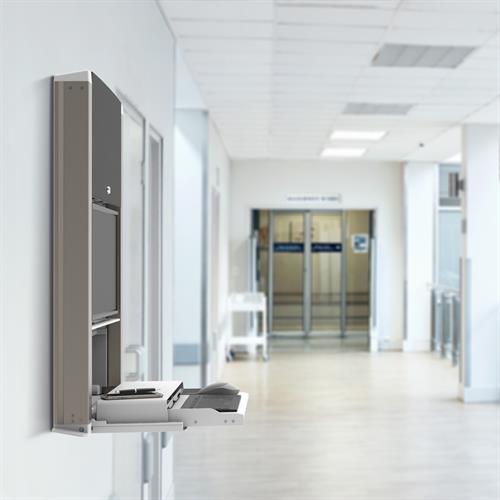 Produktbild Ergotron CareFit 24inch Sit-Stand Enclosure Snow (Wand, 27")