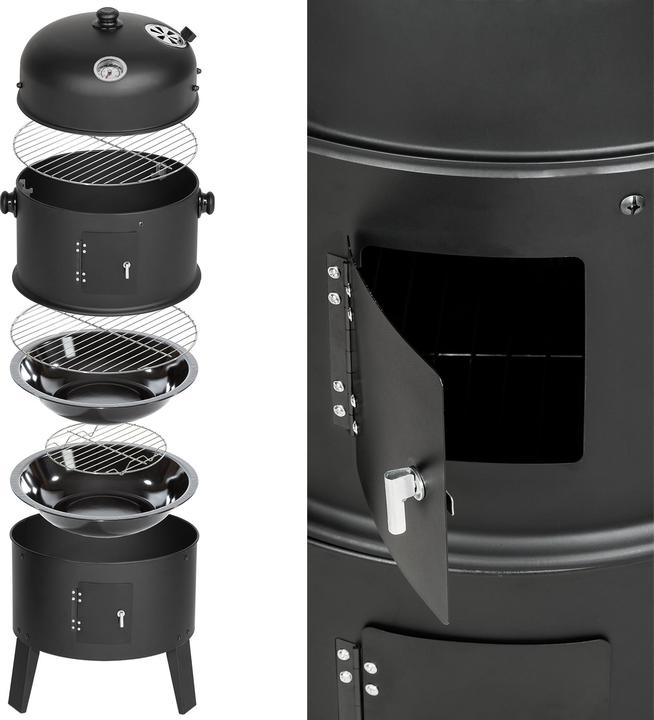 Image du produit tectake Barbecue 3 en 1 (37 cm)