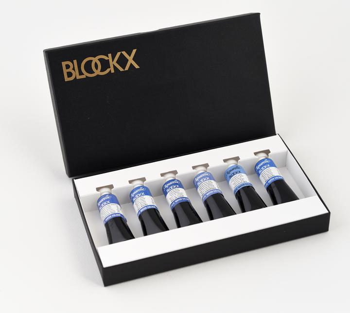 BlockX Watercolour set blue tones (Blue)