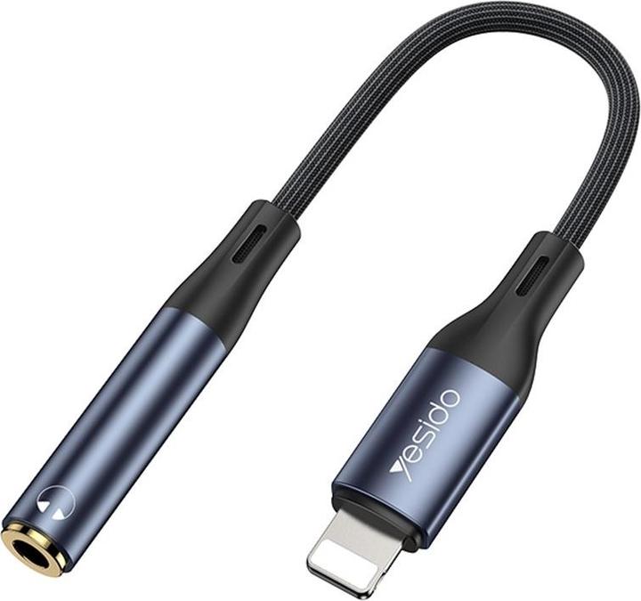 Produktbild Yesido Lightning auf 3.5mm Buchse Audio Adapter (Lightning, 3.5mm Buchse)