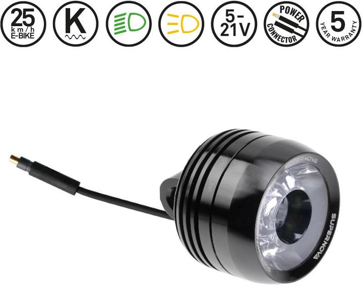 Actual product image Supernova Luce anteriore Mini 2 5-21 V (205 lm)