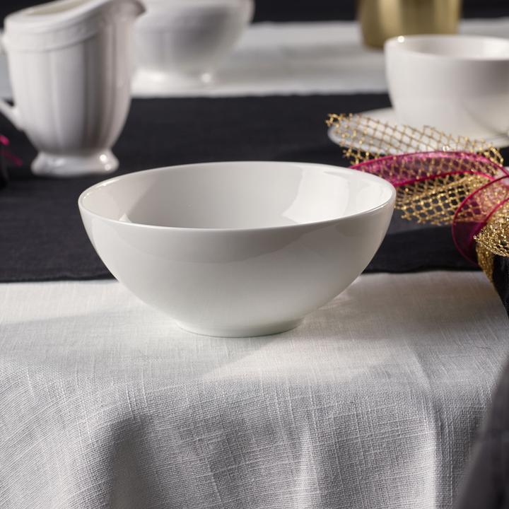 Actual product image Villeroy & Boch Multipack White Pearl dessert bowl - 6 pieces (13 cm, 0.24 l, 6 x)