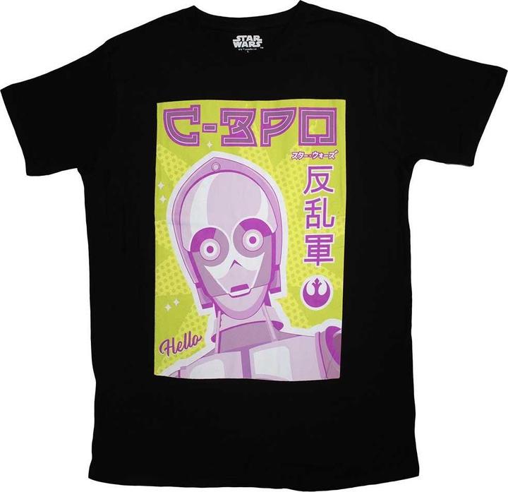 Immagine prodotto Star Wars Maglietta C-3PO Giapponese Adulto Unisex (XL)
