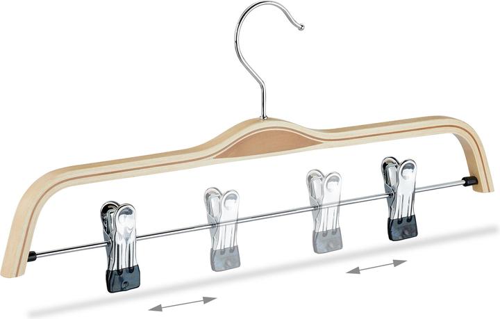 Productafbeelding Relaxdays 12x houten hangers (12 x)