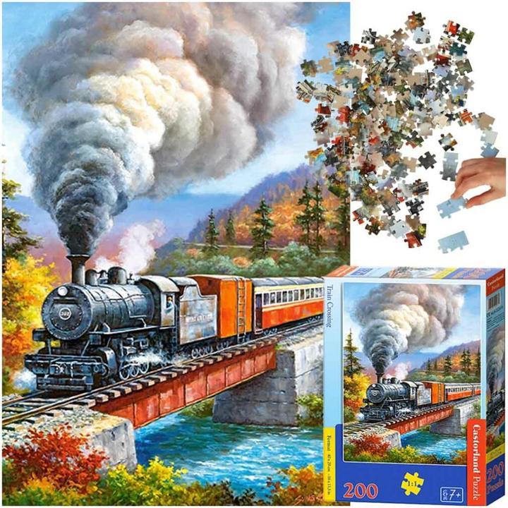 Immagine prodotto Castorland Attraversamento del treno, puzzle da 200 pezzi (200 pezzi)