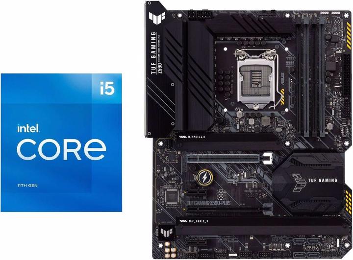 Produktbild ASUS TUF Z590-PLUS + Intel Core i5-11600K
