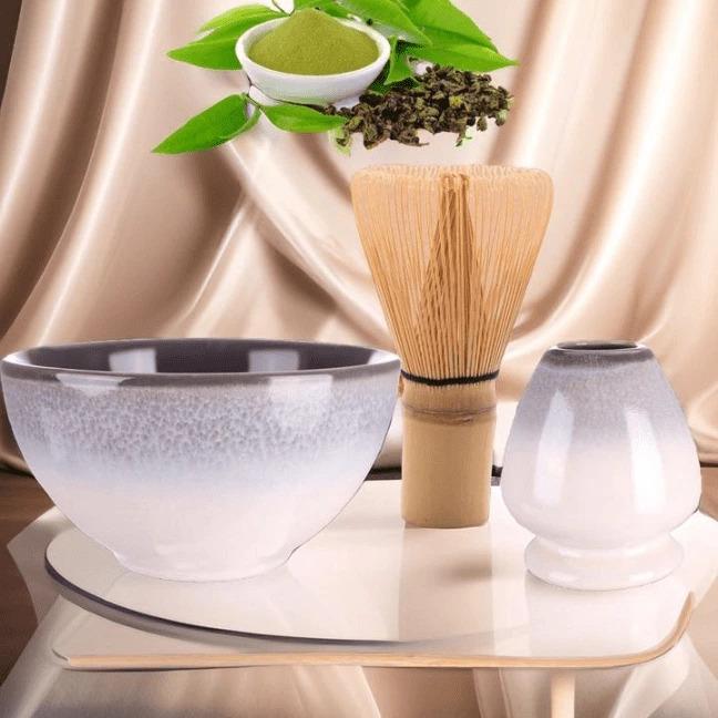 Actual product image Calimatcha Matcha tea set Midori incl. bamboo whisk