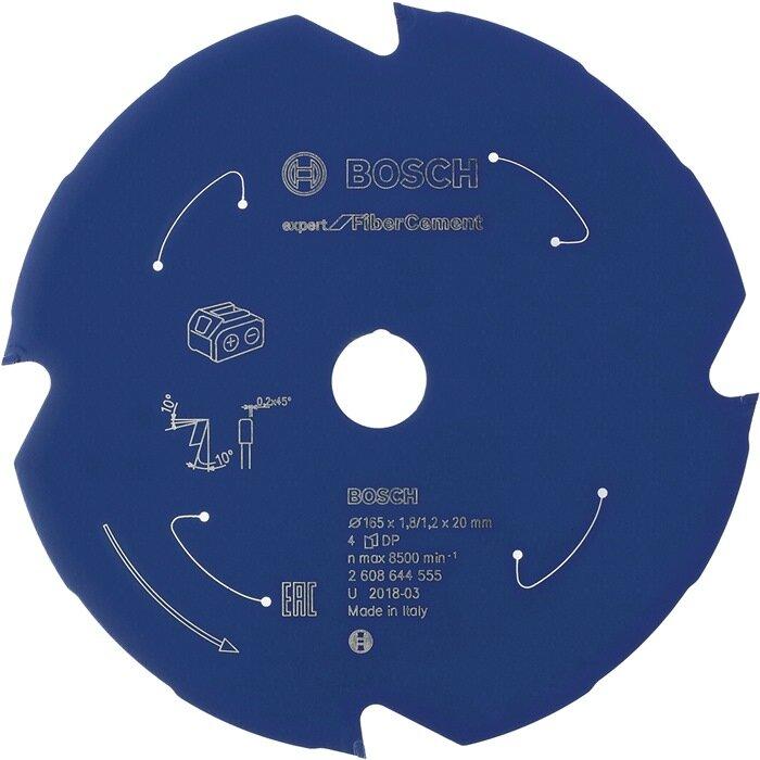 Produktbild Bosch Professional Zubehör Akku-Kreissägeblatt Expert for Fibre Cement, 190 x 1,8/1,2 x 30, 4 Zähne