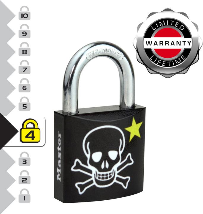 Actual product image Master Lock Skull