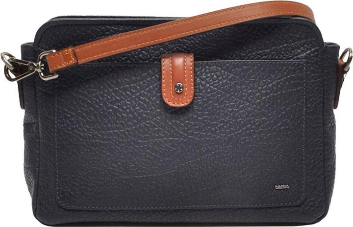 Berba Medium Crossbodybag / Umhängetasche Damen - Leder - Chamonix - Blau