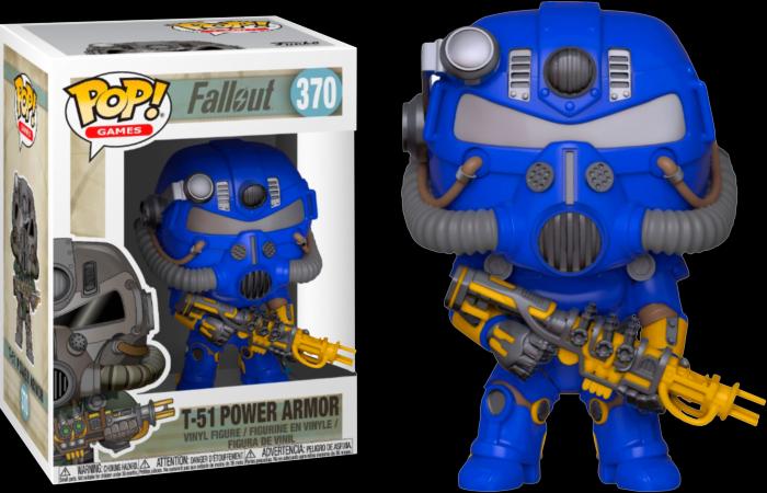 Image du produit Funko POP! Games Fallout T-51 Power Armor (Vault-Tec Bleu) Edition Limitée