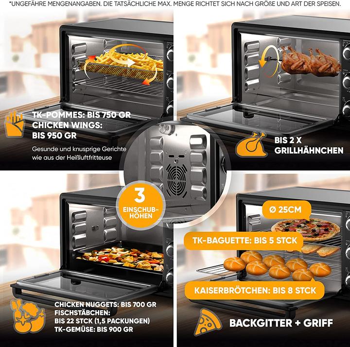 Produktbild Stillstern Minibackofen mit Umluft