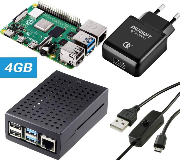 Produktbild Tru Components Pure Set Raspberry Pi® 5 B (4 GB)