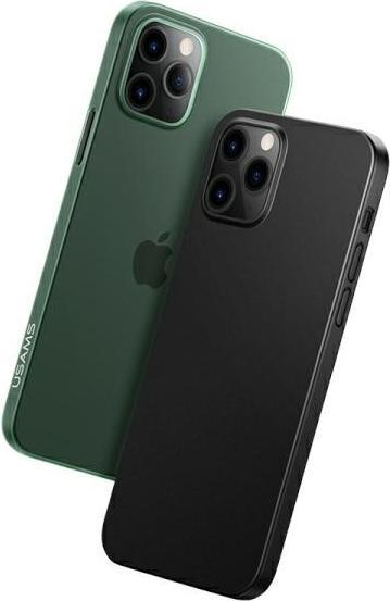Produktbild Usams Etui Gentle iPhone 12 mini 5,4" zielony/transparent green IP12QR03 (US-BH608) (Apple iPhone 12 mini)