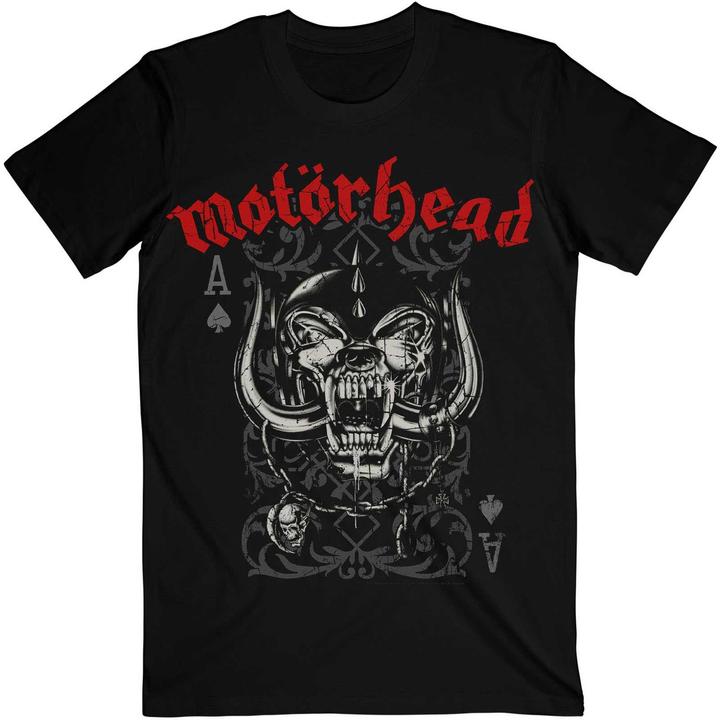 Motorhead T-shirt Erwachsene mit Spielkarten (S)