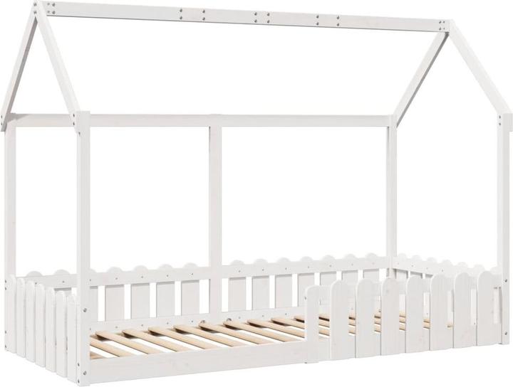 Produktbild VidaXL Kinderbett Hausbett Kiefer (70 x 140 cm)