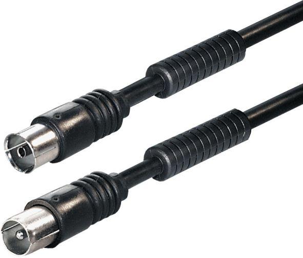 Produktbild Hapena FAAS 3, 0m (7-121) schwarz 13830 (100 dB, Antennenkabel)