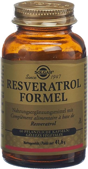 Produktbild Solgar Resveratrol Formel (neu) Kaps (60 Stück, Kapseln, 172 g)