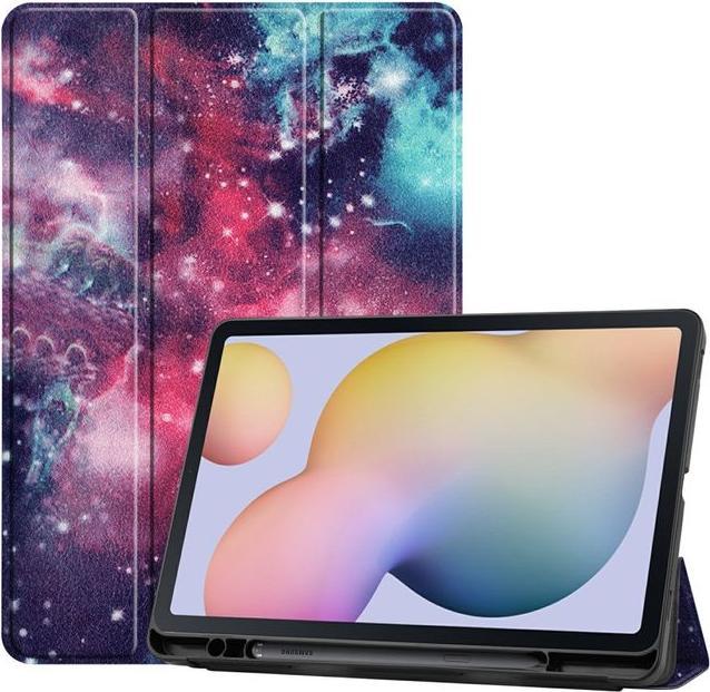 Actual product image MU Style Triple folding cover with pattern (Galaxy Tab S7)